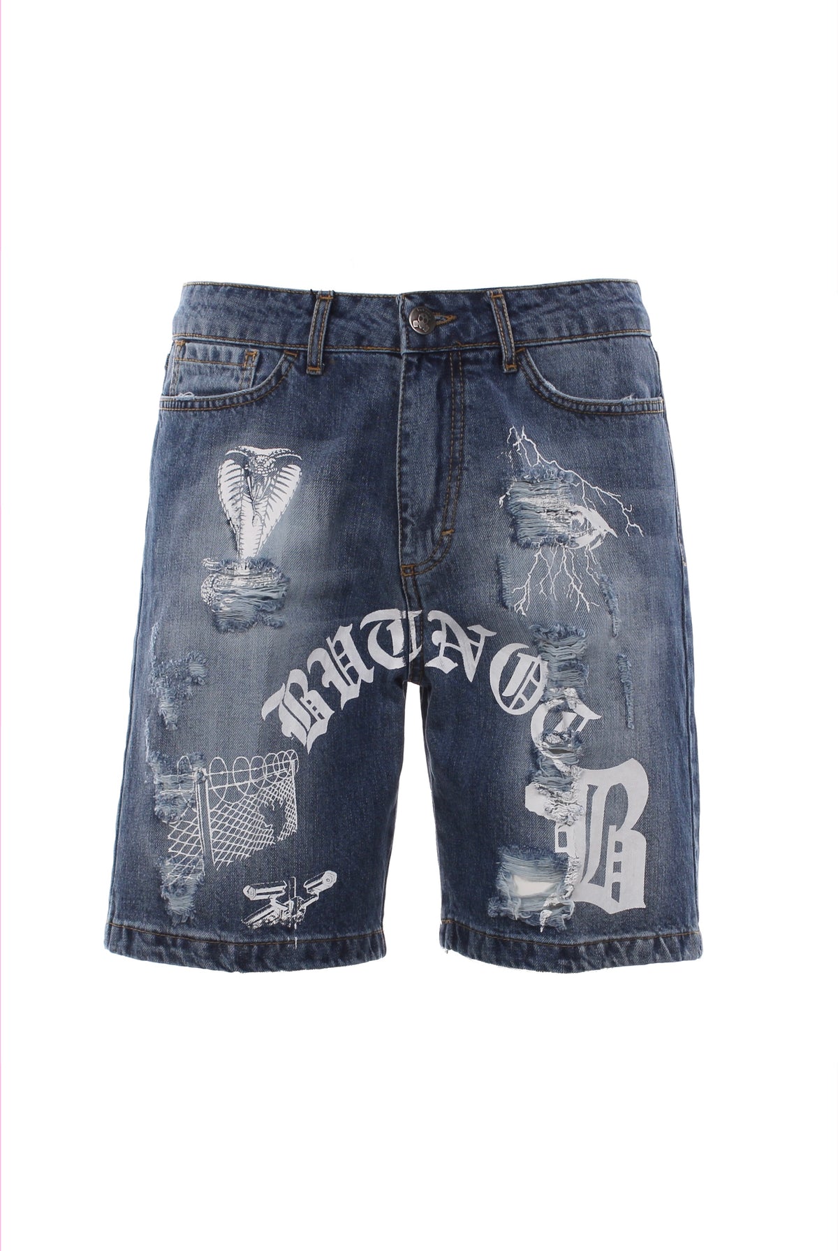SHORTS JEANS MULTISTAMPA