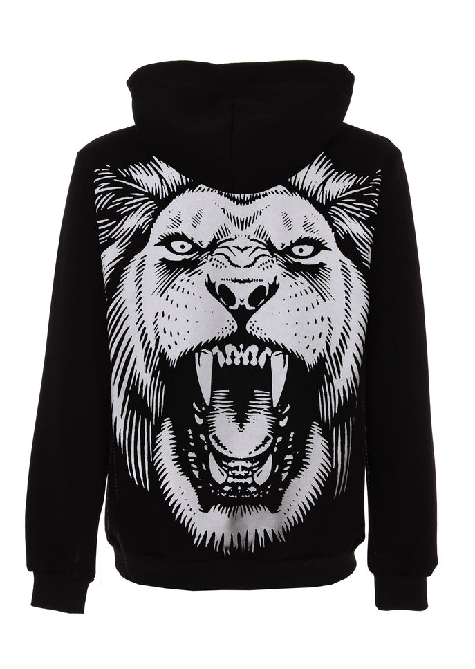 HOODIE STAMPA LEONE