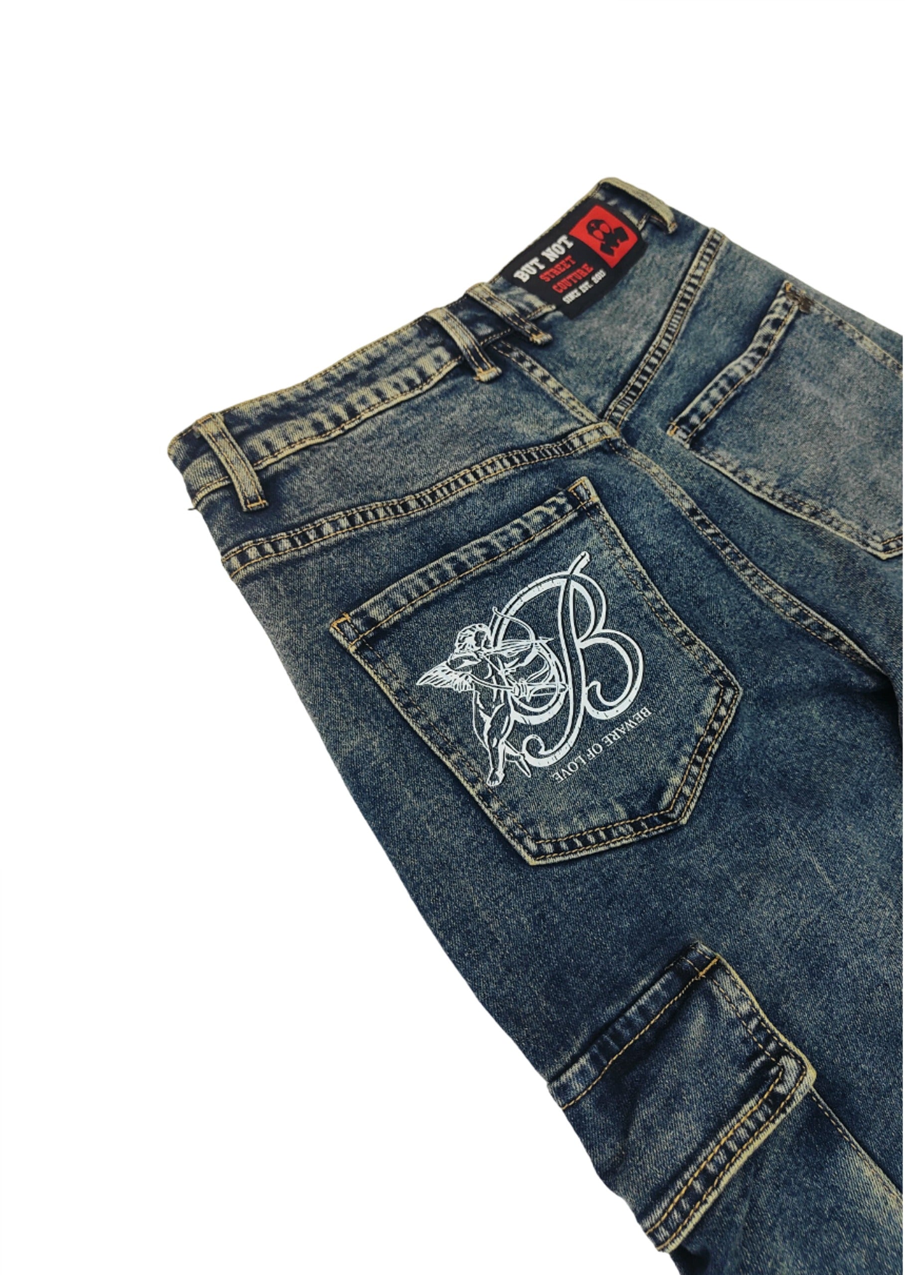 JEANS CARGO ANGEL SABBIATO