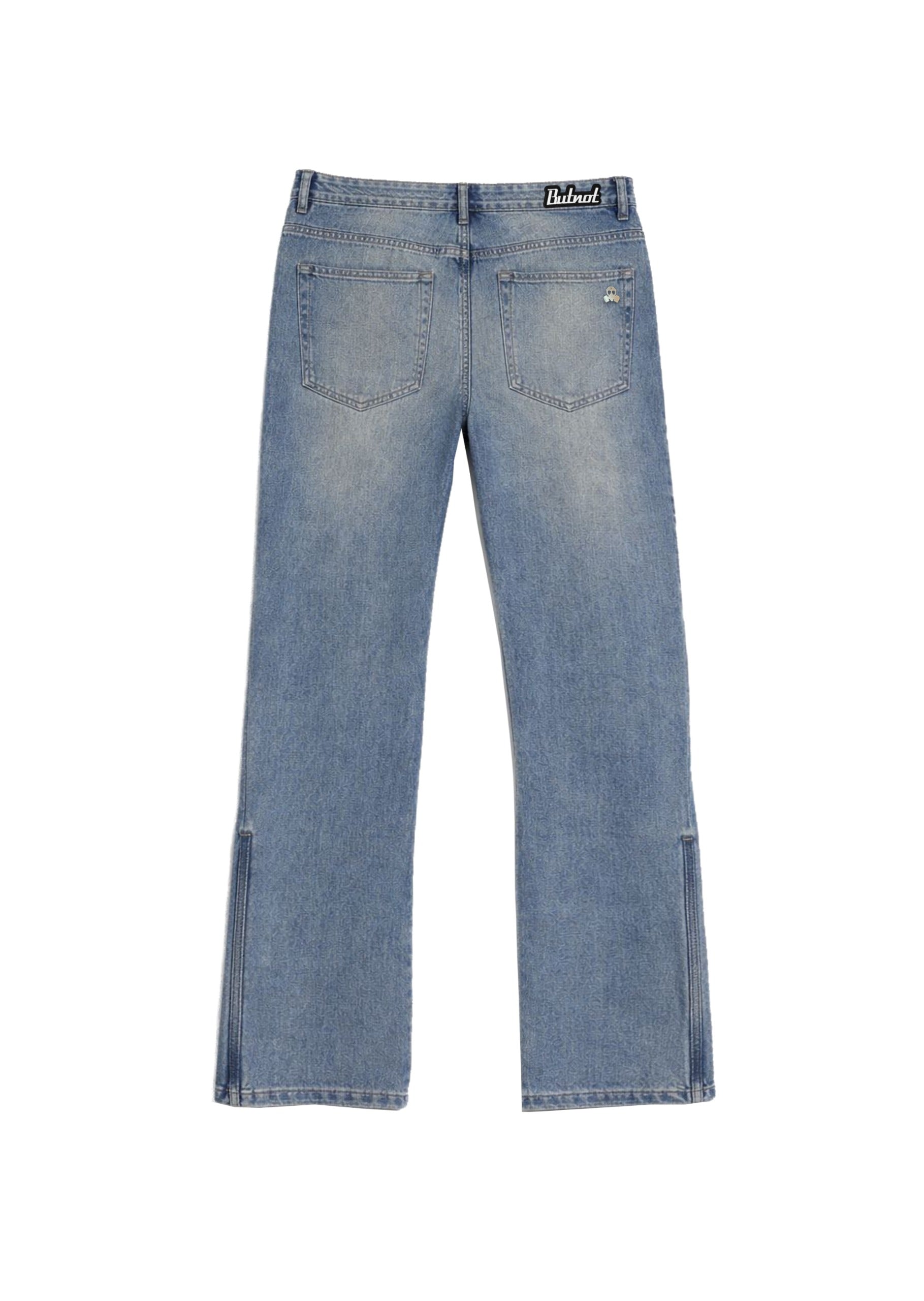 JEANS DENIM BUTNOT CLEAR ZIP