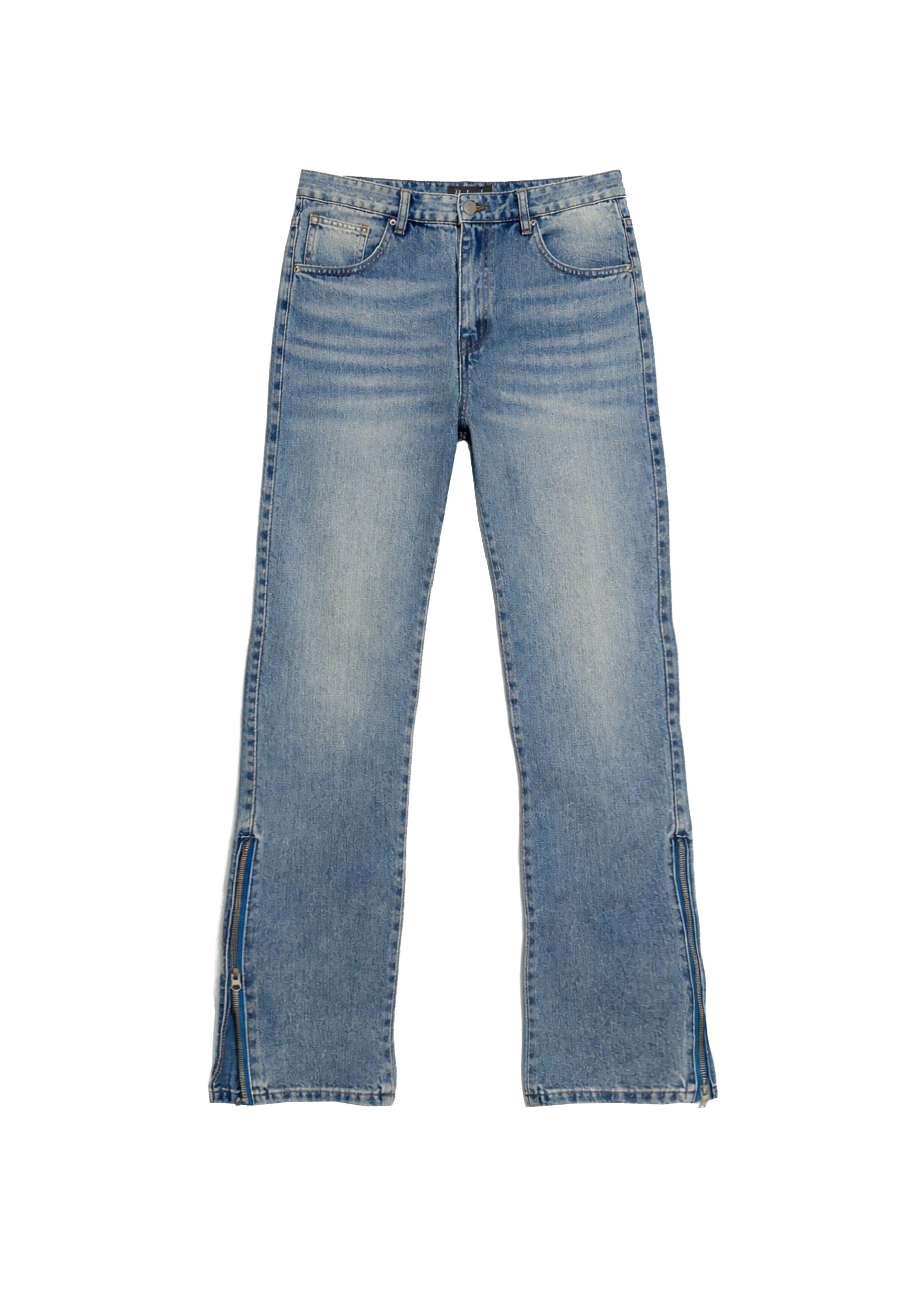 JEANS DENIM BUTNOT CLEAR ZIP