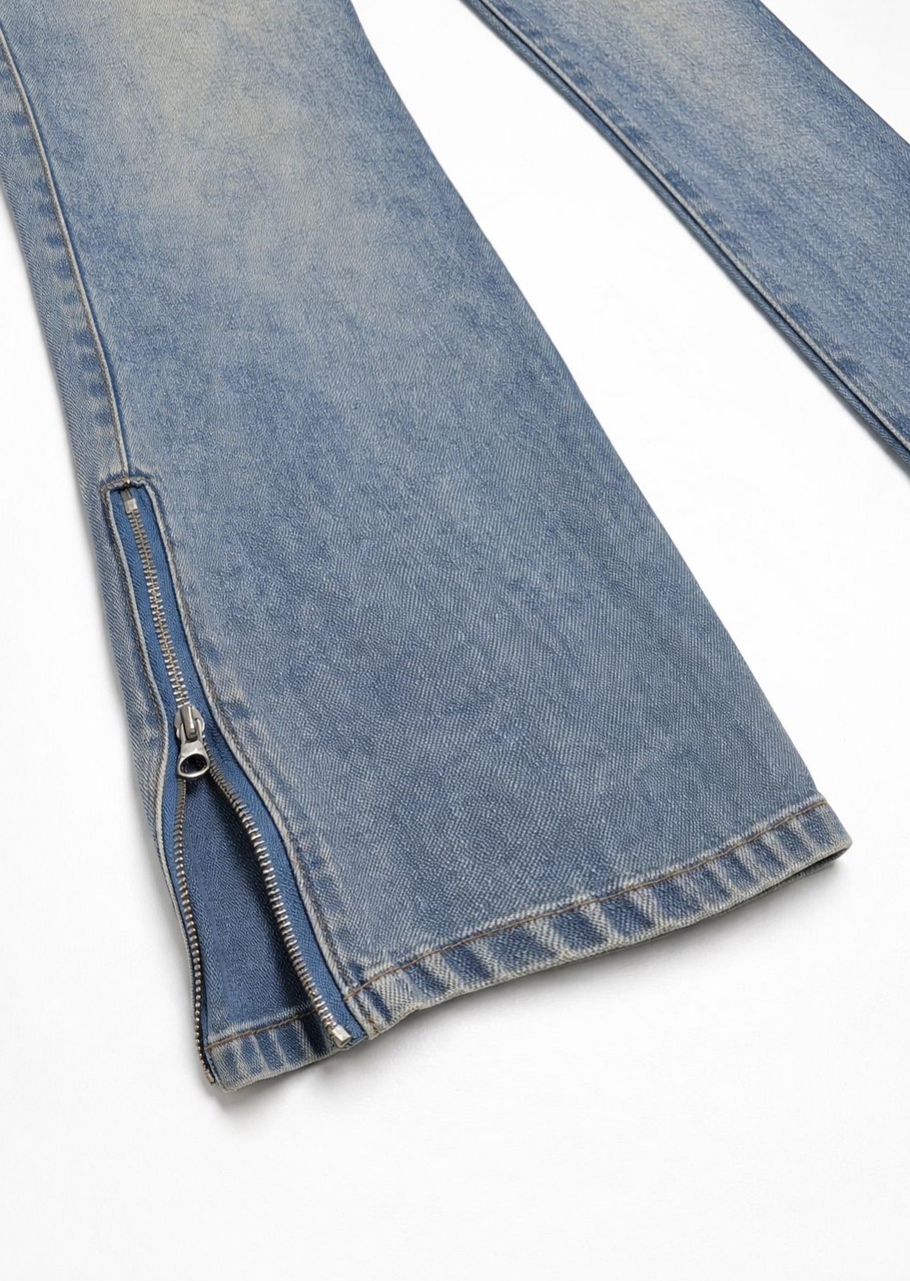 JEANS DENIM BUTNOT CLEAR ZIP