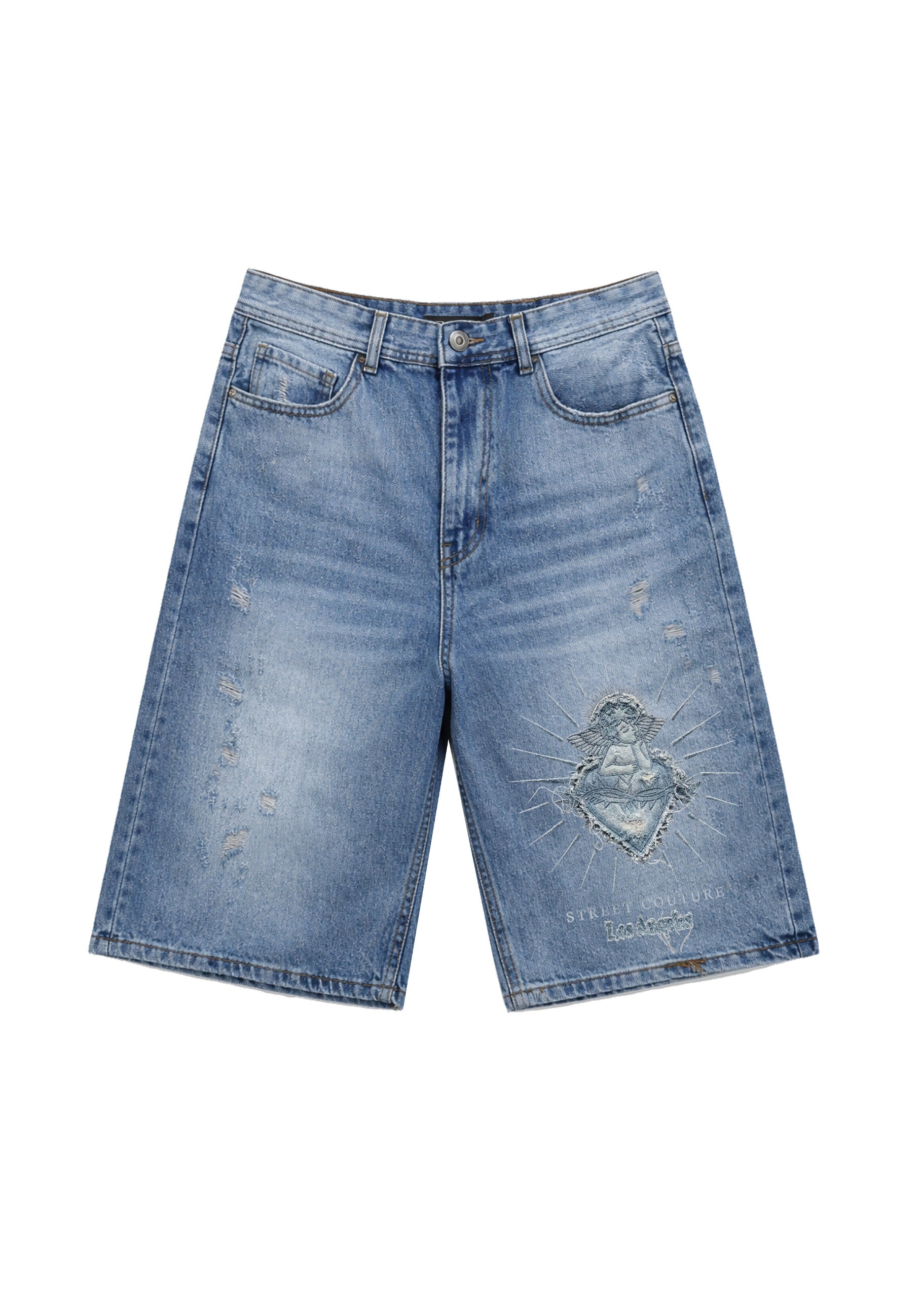 SHORTS BUTNOT RESISTANCE DENIM