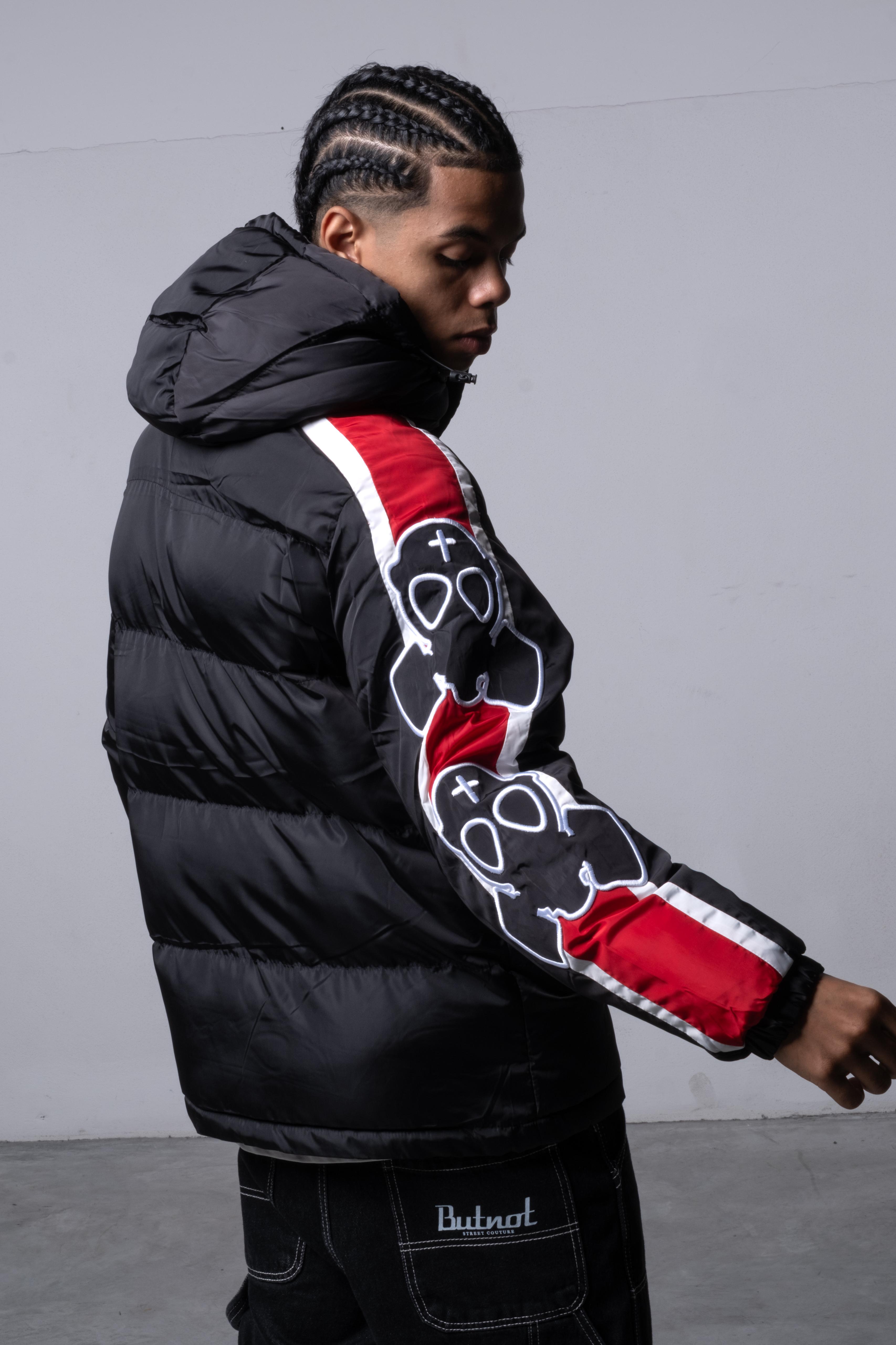 BOMBER RICAMO LOGHI MASK