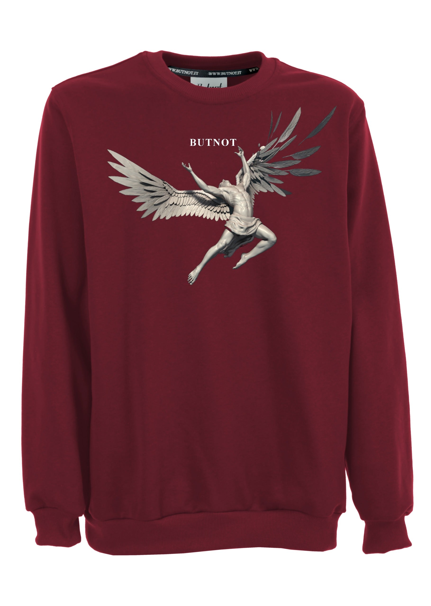 FELPA GIROCOLLO STAMPA ANGELO