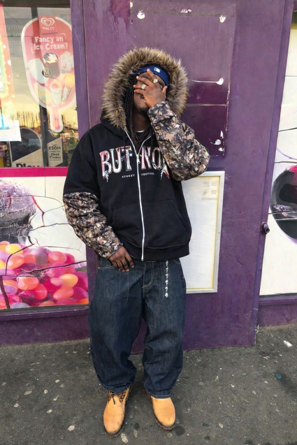 HOODIE BUTNOT FUR MILITARY CHAIN
