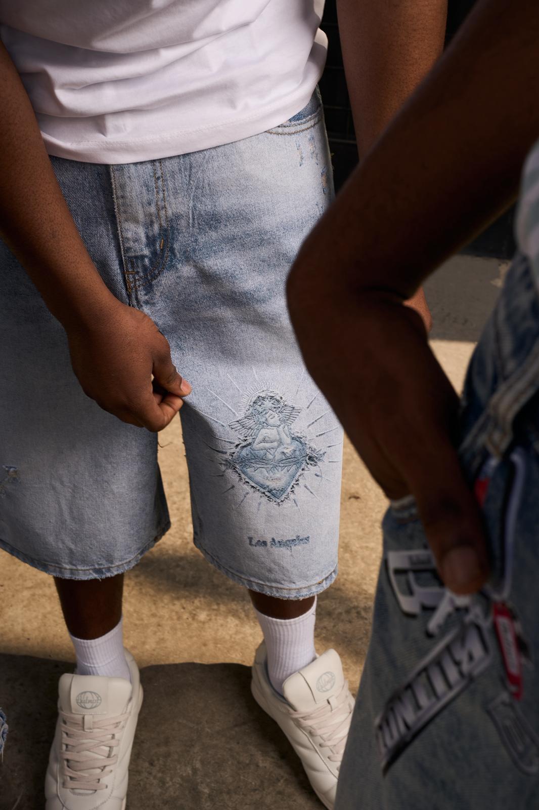 SHORTS BUTNOT RESISTANCE DENIM