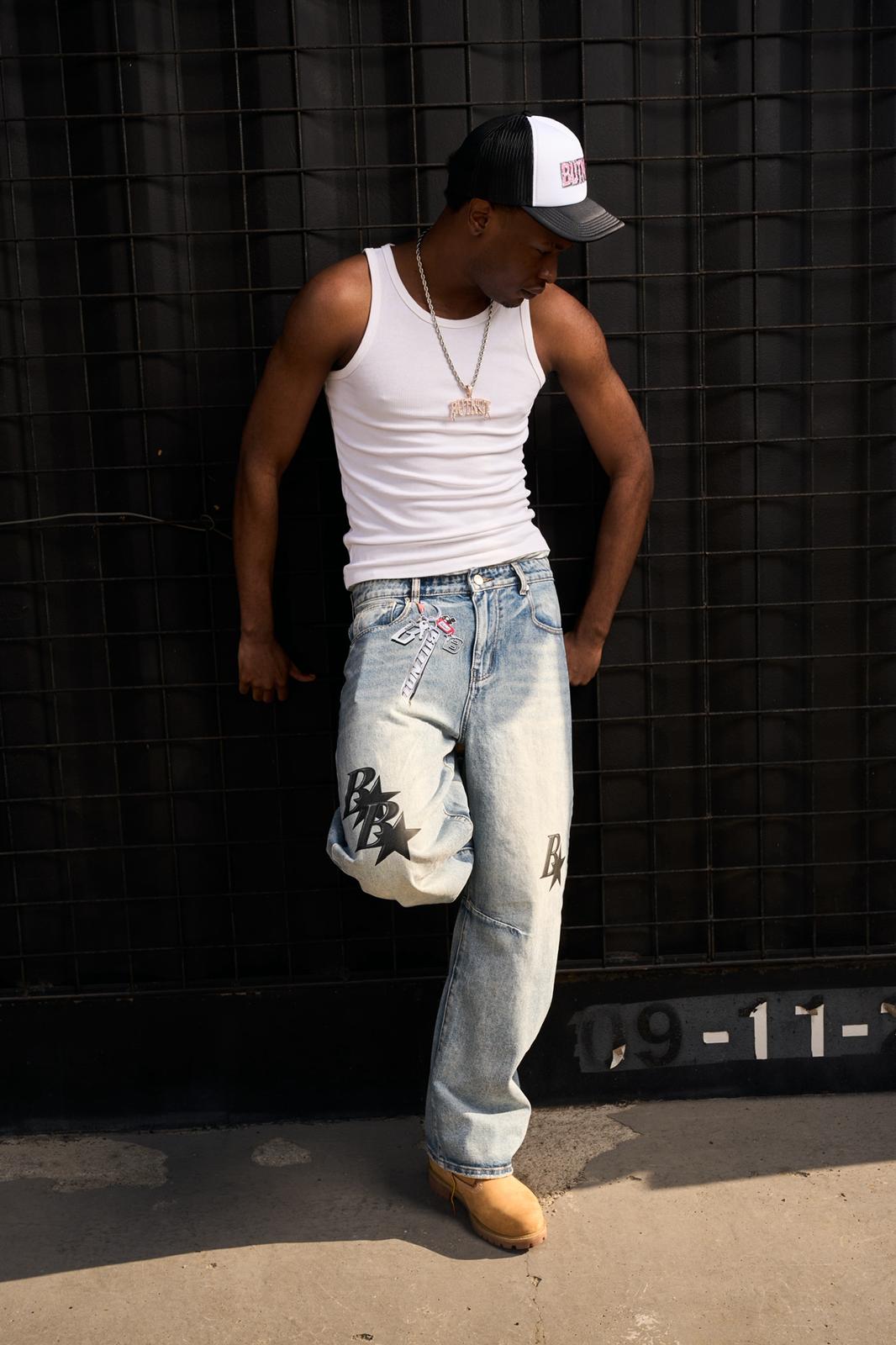 JEANS DENIM BUTNOT BAGGY CLEAR B-STAR