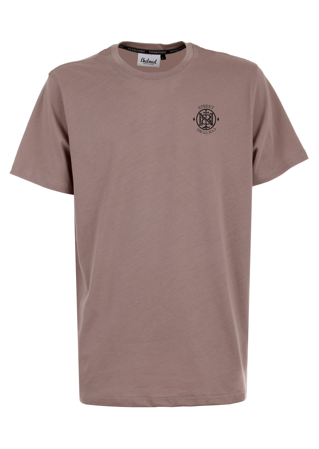 T-SHIRT RICAMO CERCHIO LATO CUORE