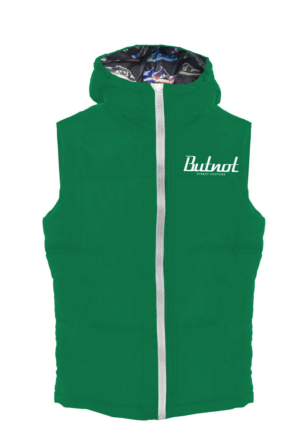 BOMBER SMANICATO CON STAMPA BUT NOT RETRO