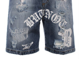 SHORTS JEANS MULTISTAMPA