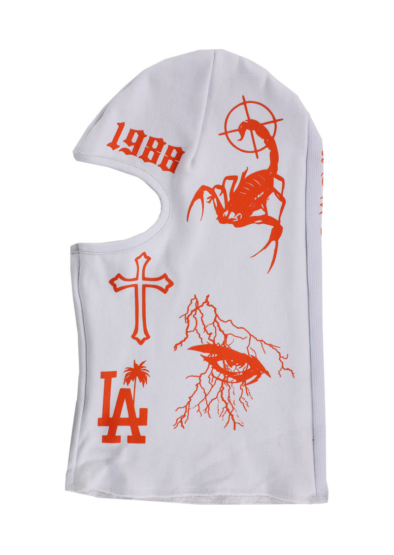 Cagoule à imprimés multiples