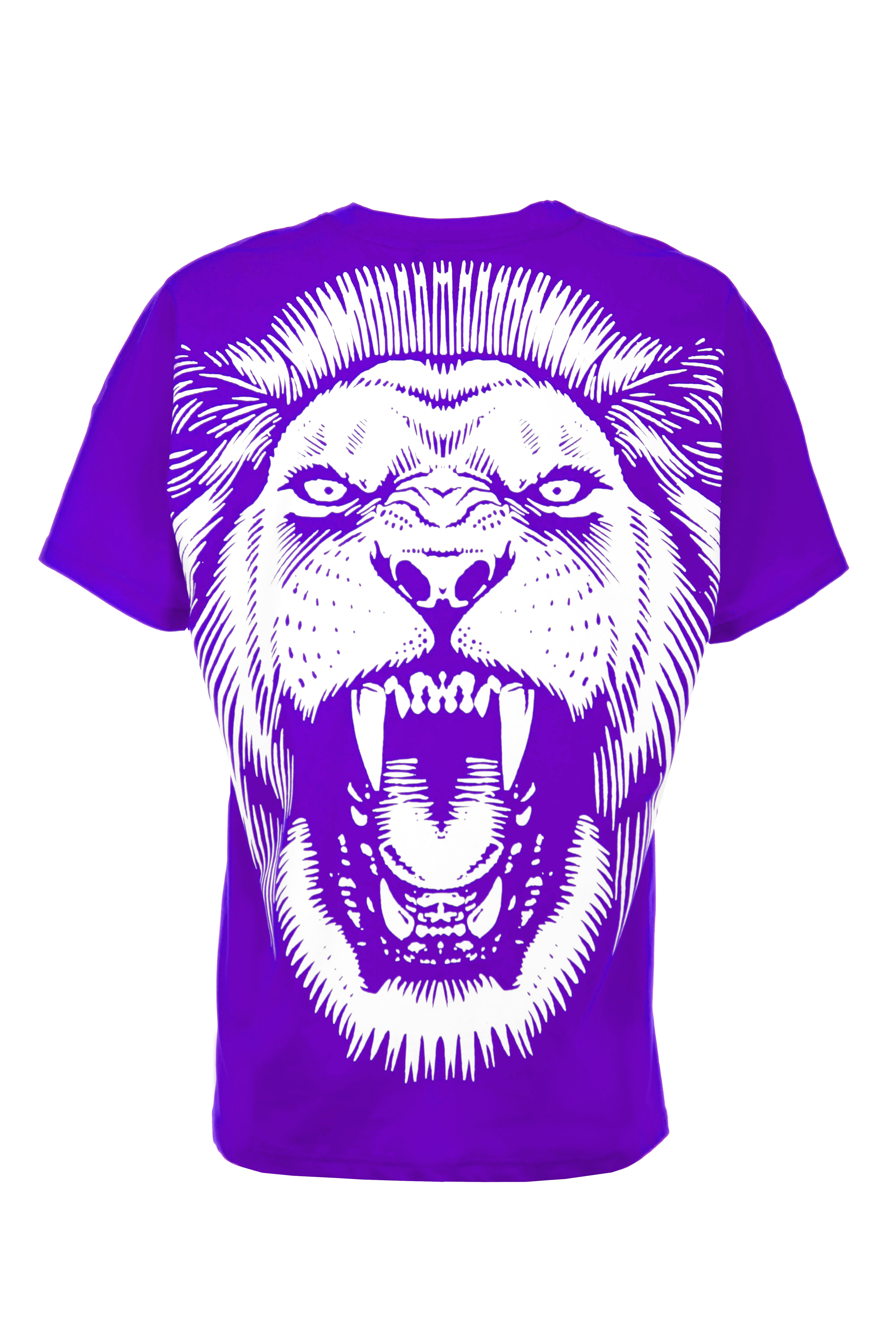Leone 1947 Apparel T-Shirt Uomo Indigo: Maglietta In Cotone A Maniche Corte Con Stampa Logo Effetto Spray Vintage