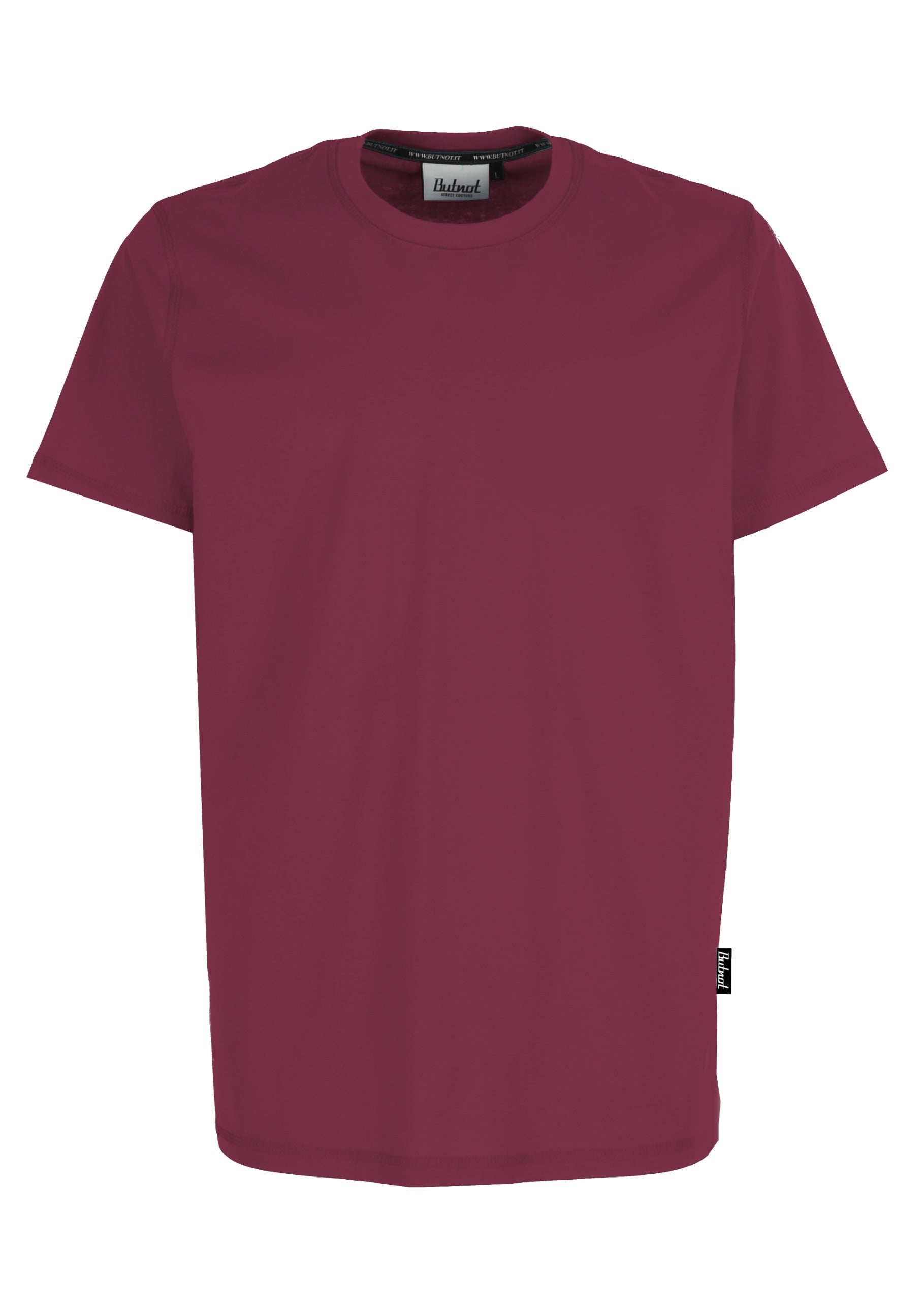 T-SHIRT BASIC BORDEAUX BIG SIZE