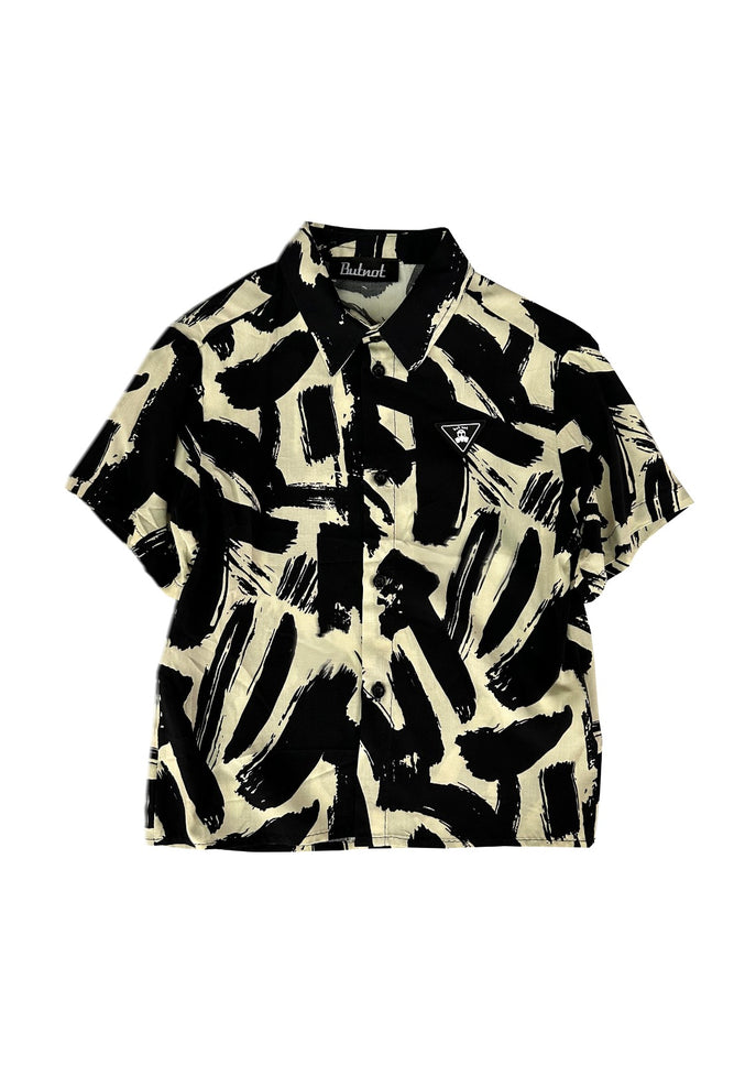 CAMICIA CON PATCH TRIANGOLO KIDS