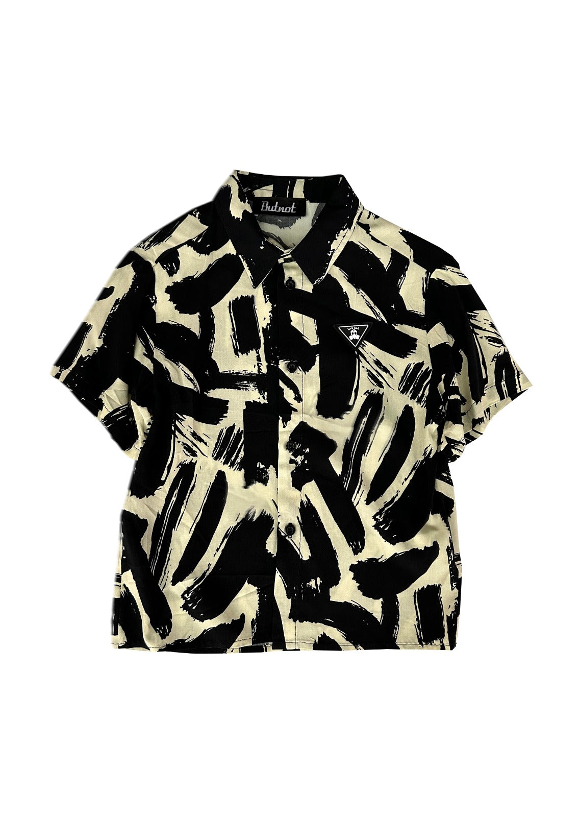 CAMICIA CON PATCH TRIANGOLO KIDS