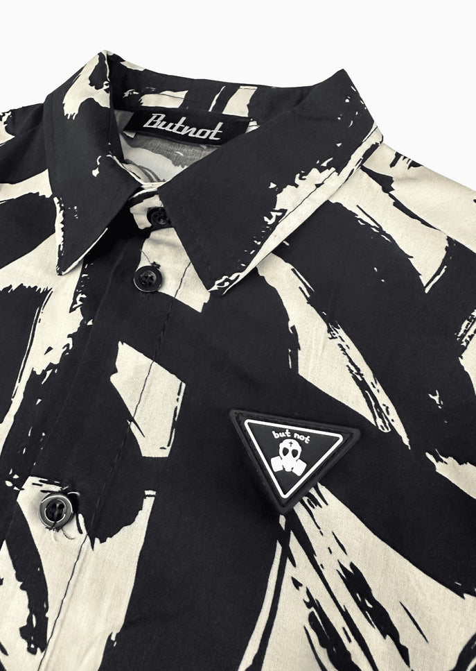 CAMICIA CON PATCH TRIANGOLO KIDS