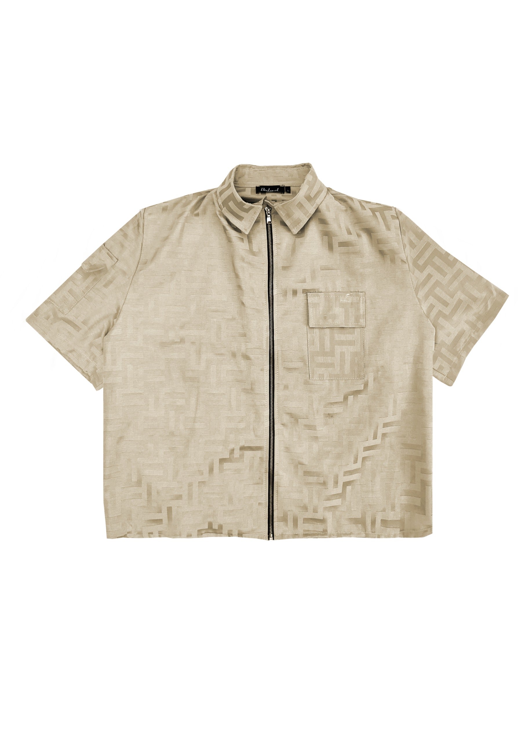 CAMICIA BOXY ZIP MYKONOS