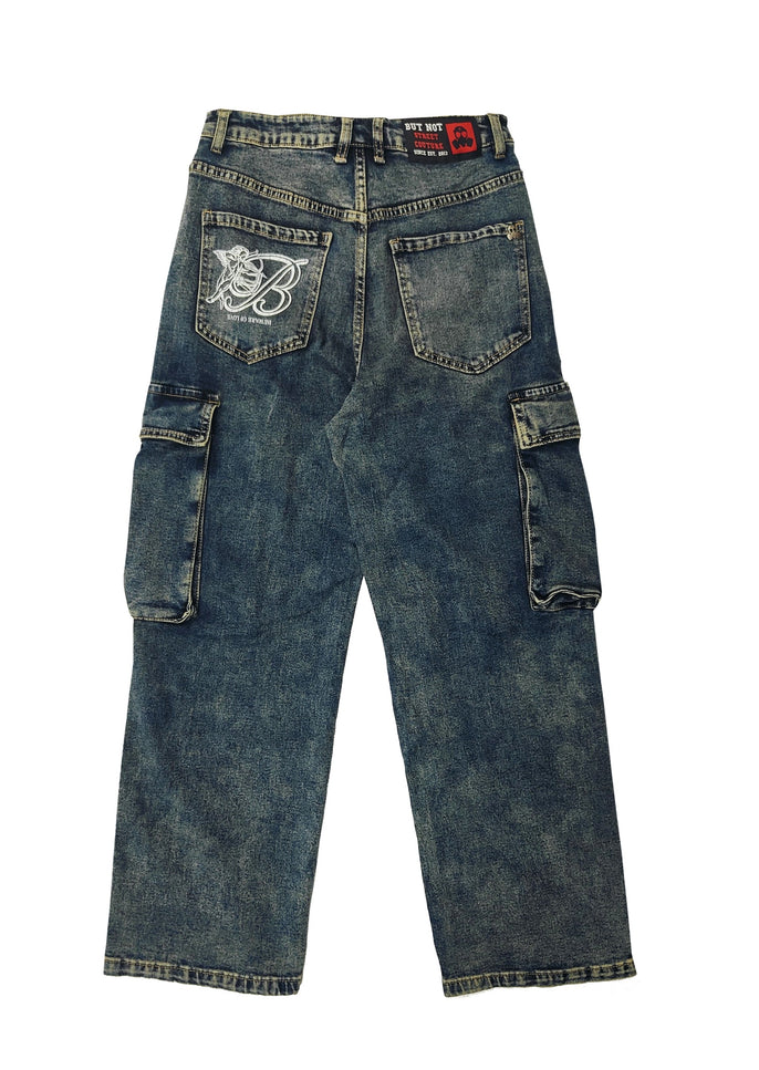 JEANS CARGO ANGEL SABBIATO