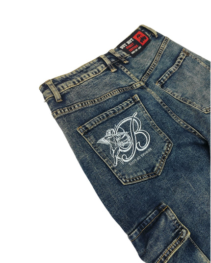 JEANS CARGO ANGEL SABBIATO