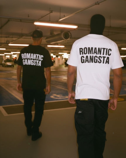 T-SHIRT BUTNOT ROMANTIC GANGSTA