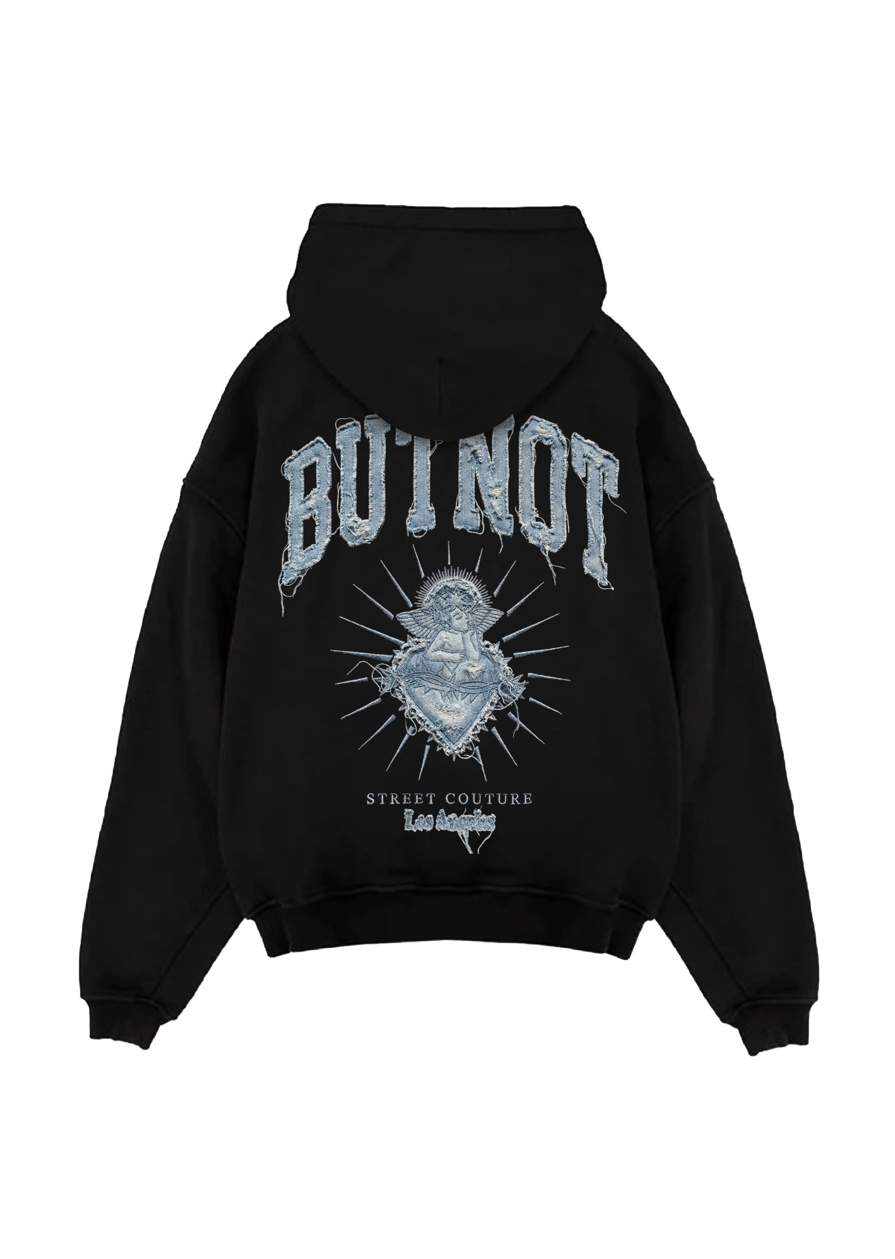 HOODIE BUTNOT RESISTANCE DENIM