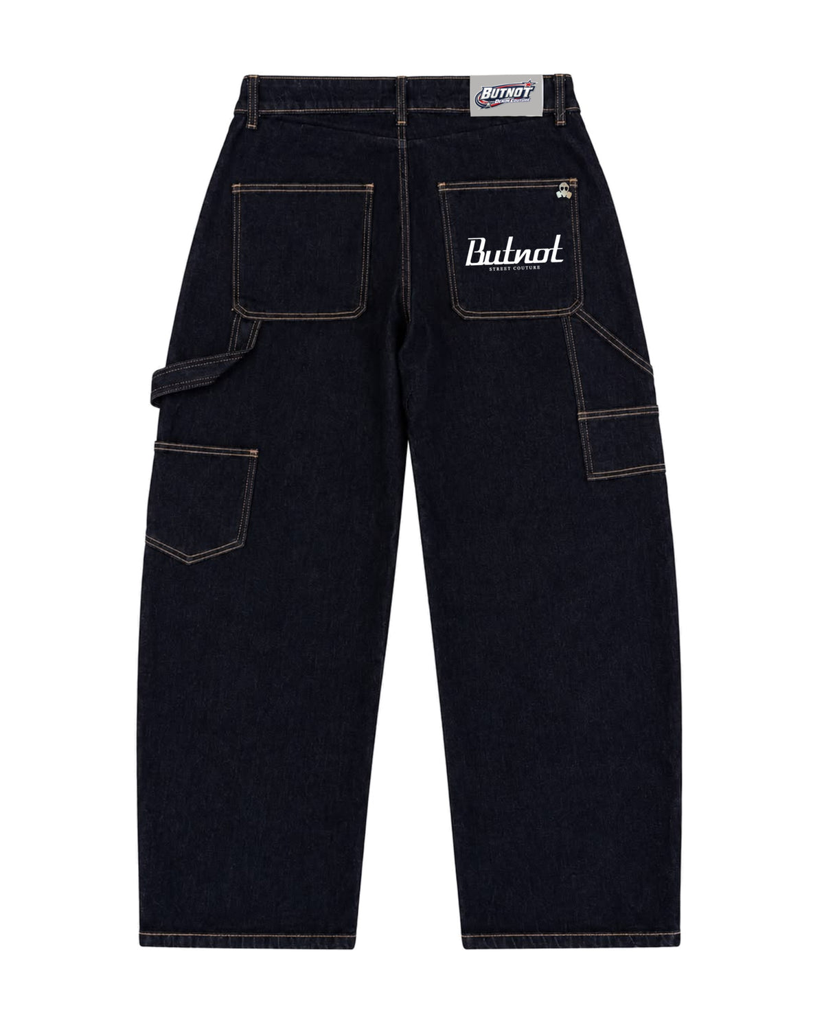 JEANS DENIM BUTNOT CARGO LOGO