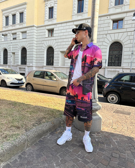 CAMICIA STAMPA PALME