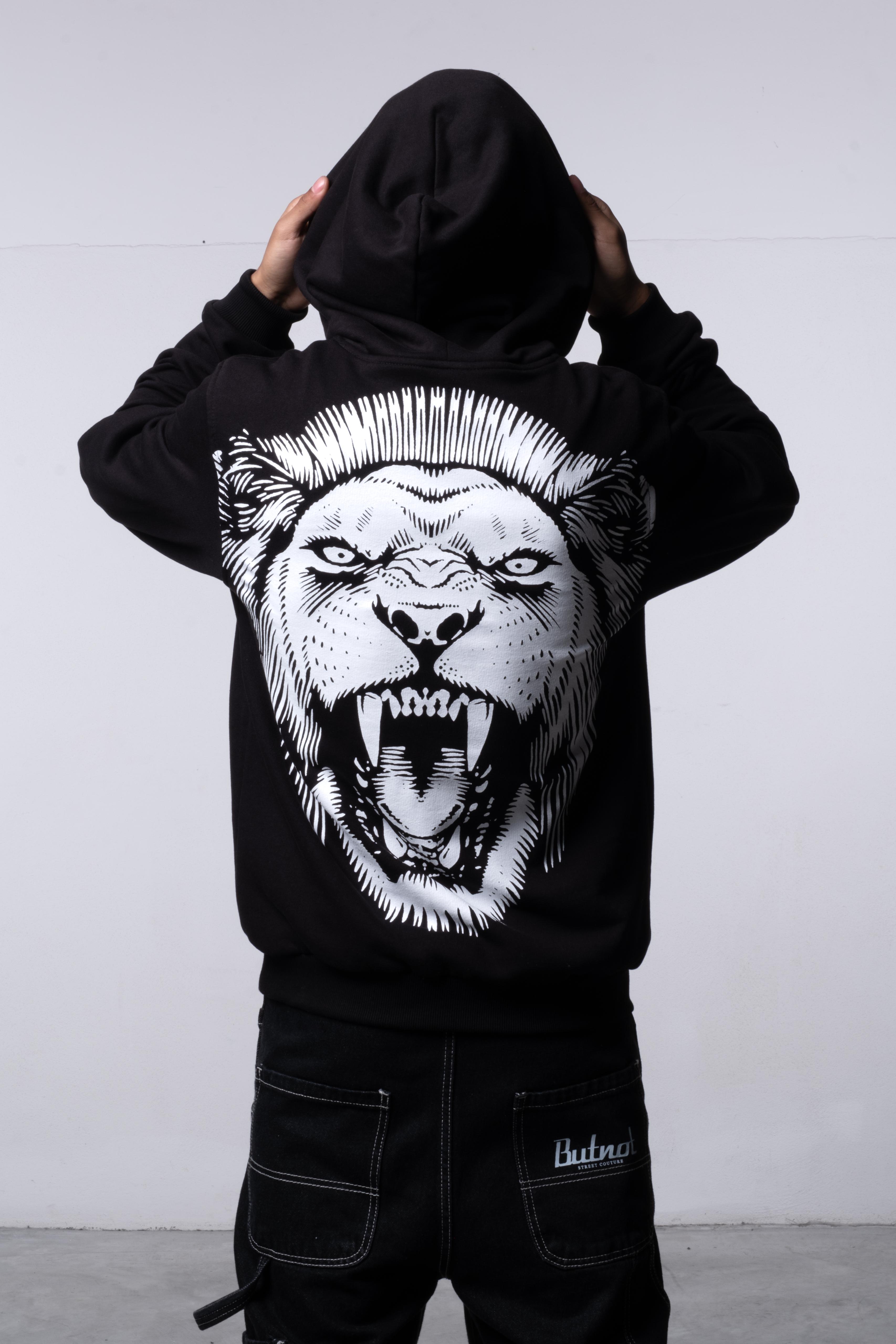 HOODIE STAMPA LEONE
