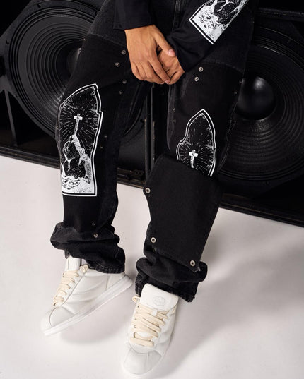 JEANS DENIM PRAY TRUST WAIT