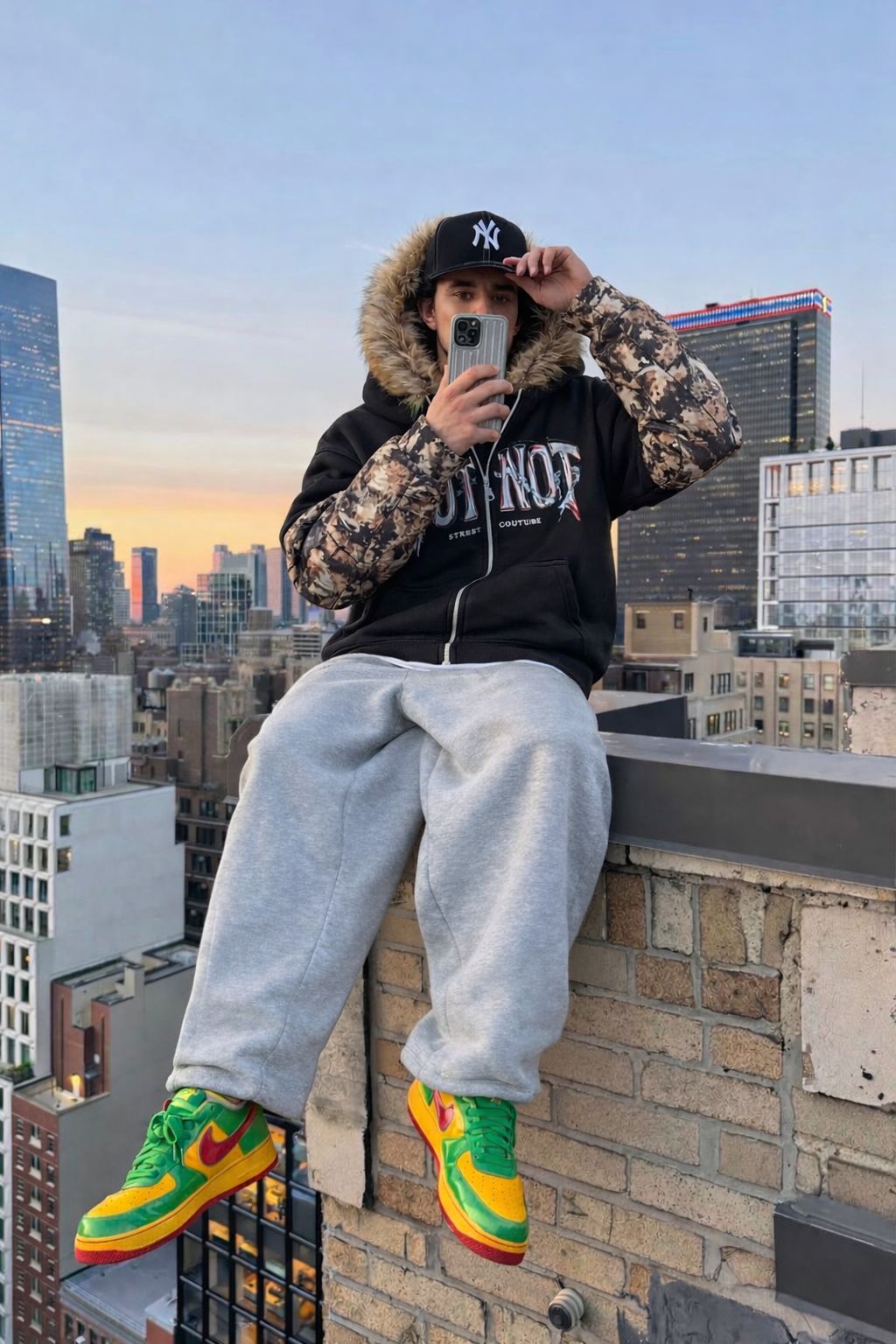 HOODIE BUTNOT FUR MILITARY CHAIN