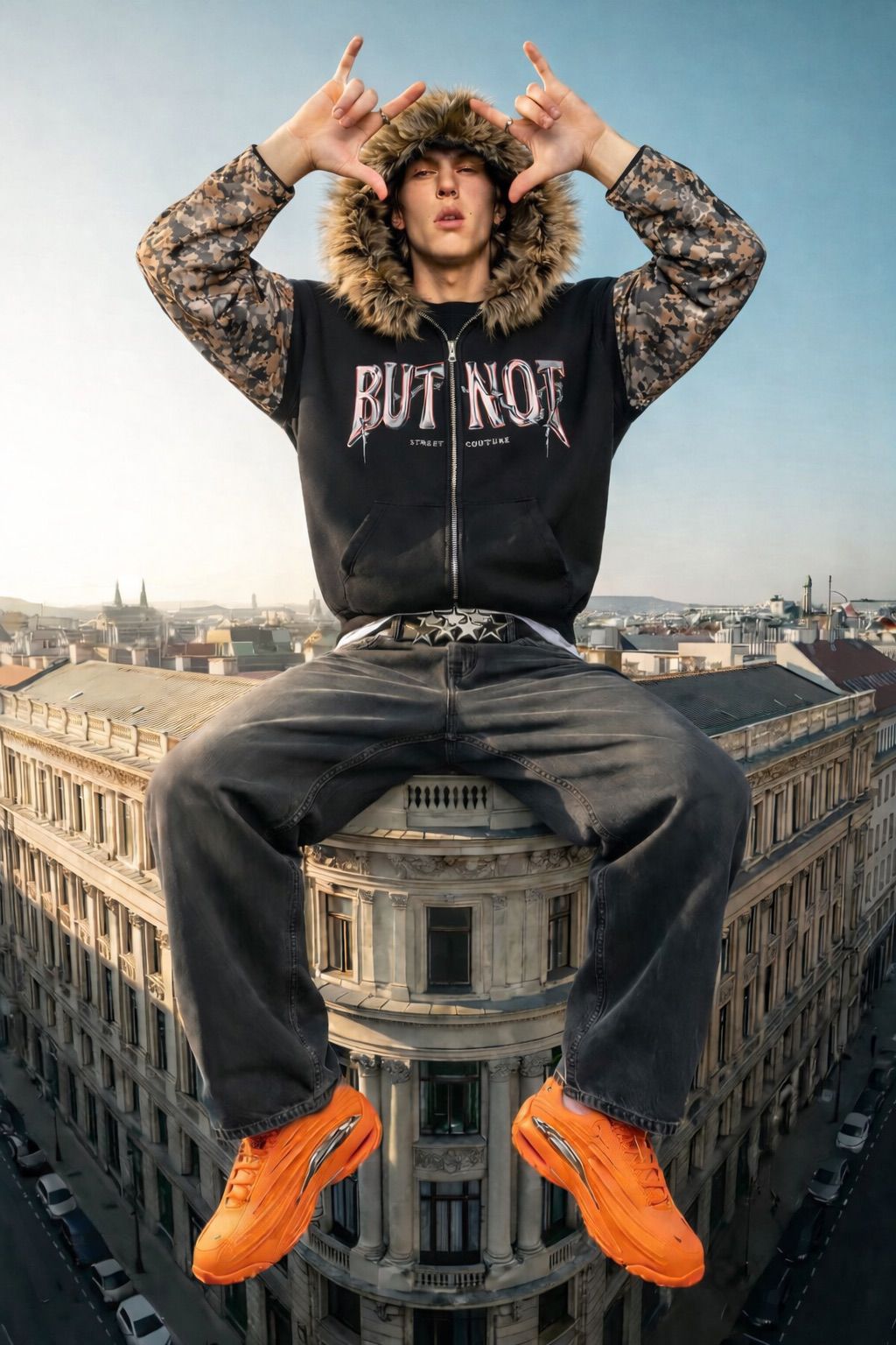 HOODIE BUTNOT FUR MILITARY CHAIN