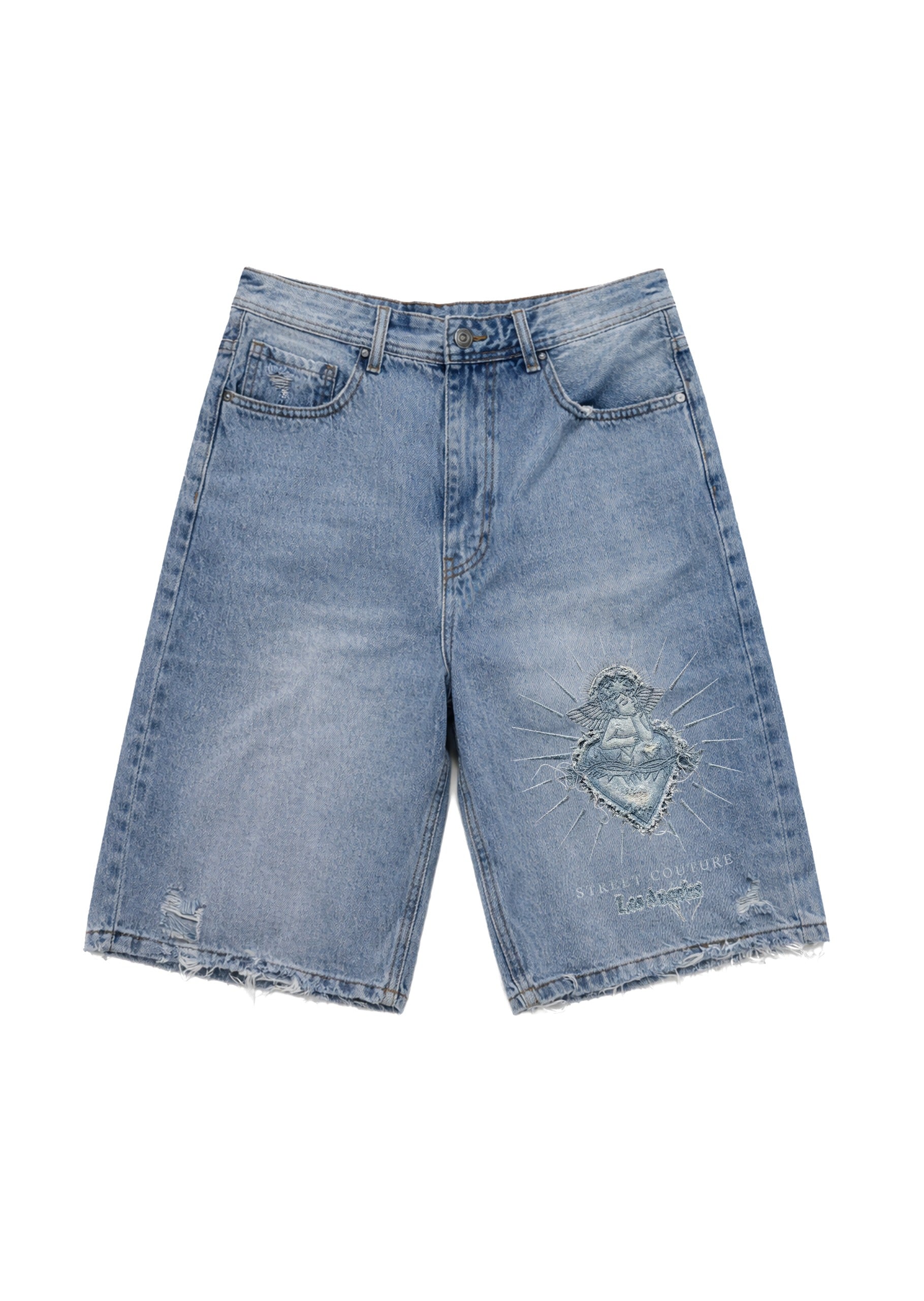 SHORTS BUTNOT RESISTANCE DENIM