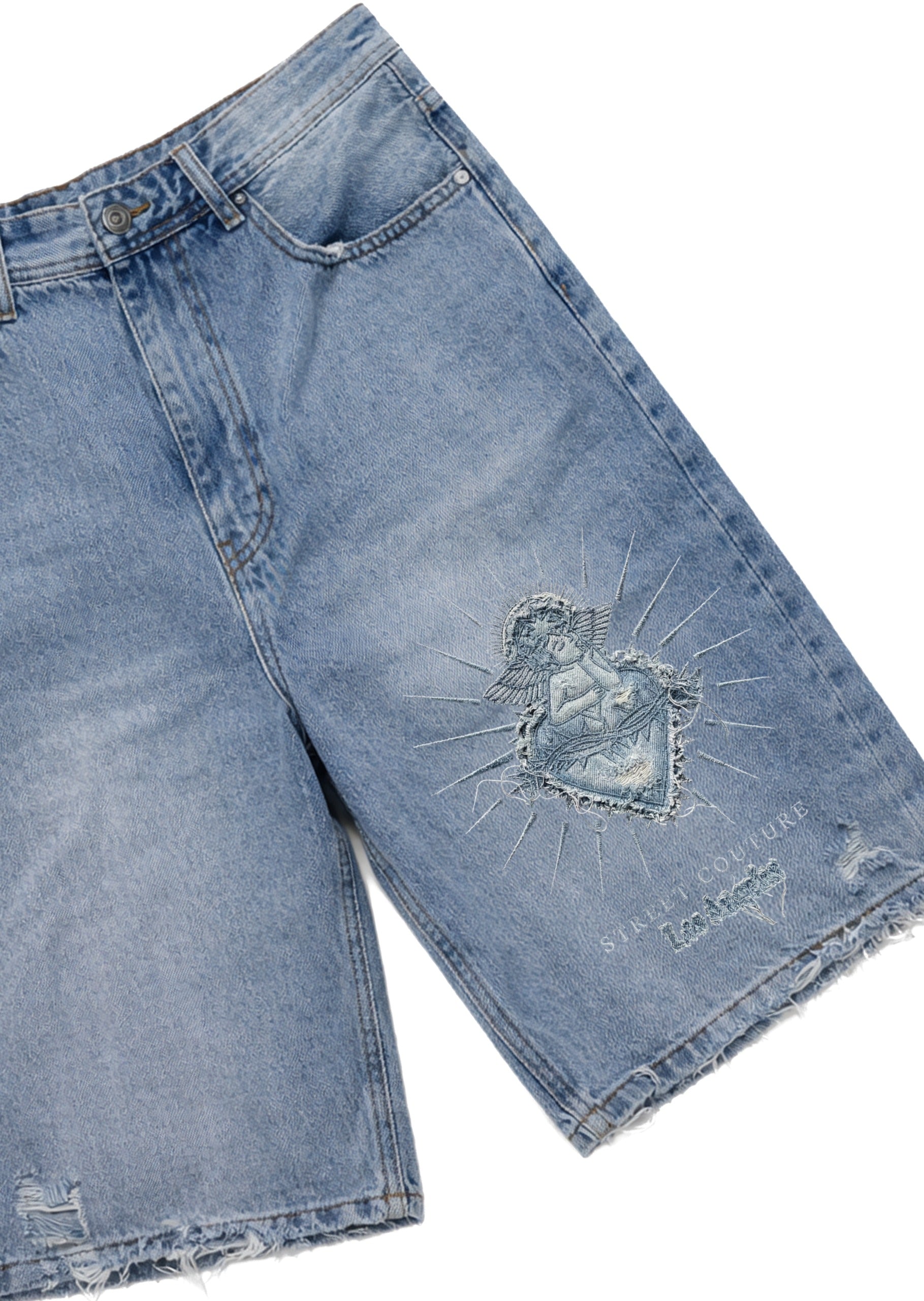 SHORTS BUTNOT RESISTANCE DENIM