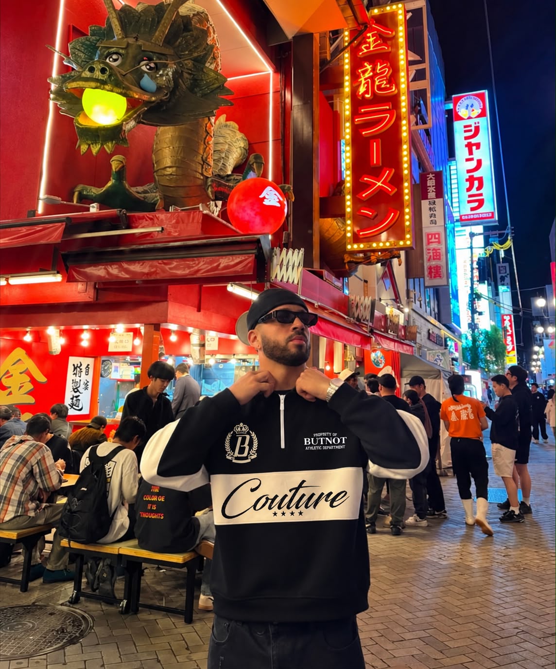 FELPA ZIP BUTNOT COUTURE