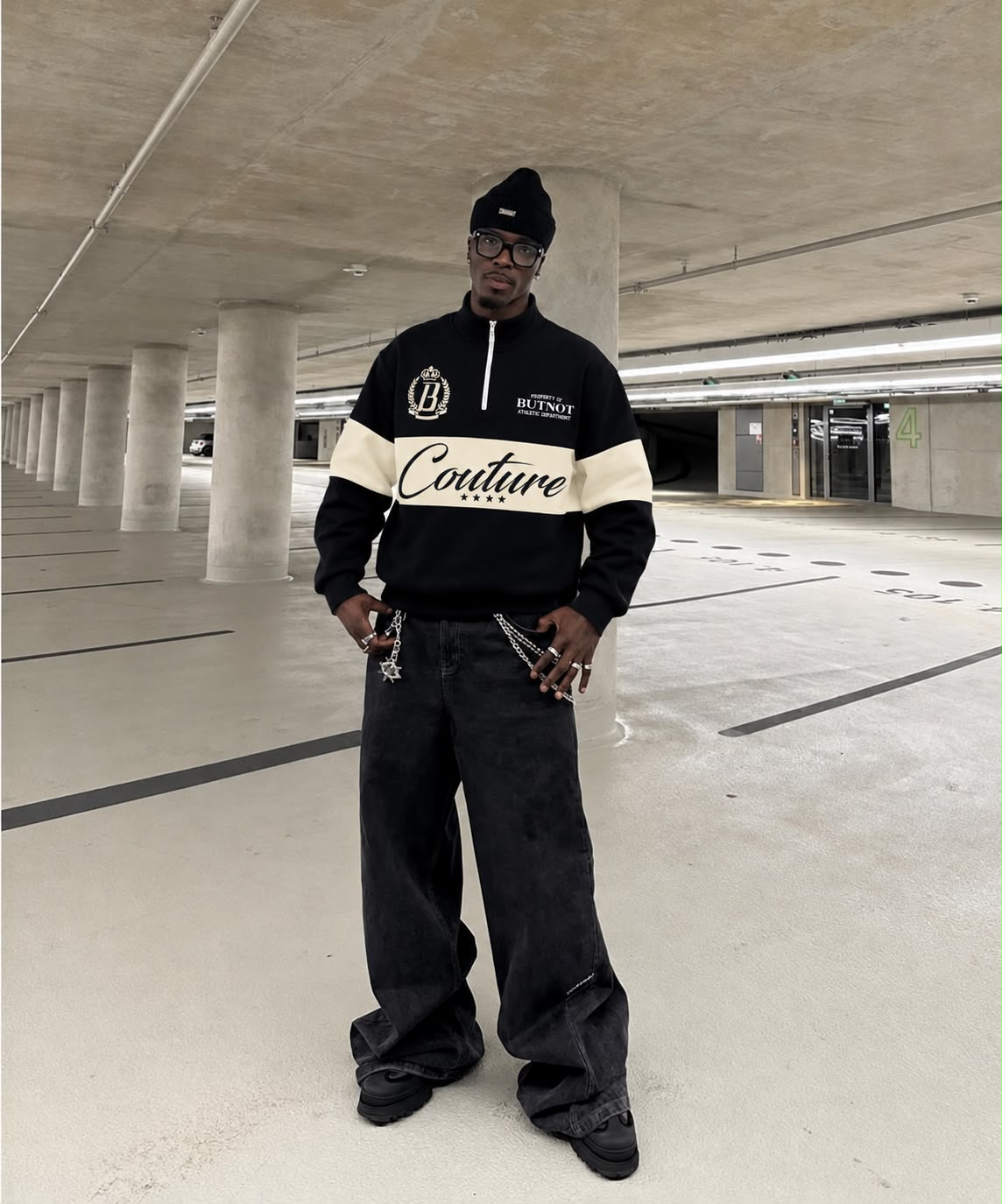FELPA ZIP BUTNOT COUTURE