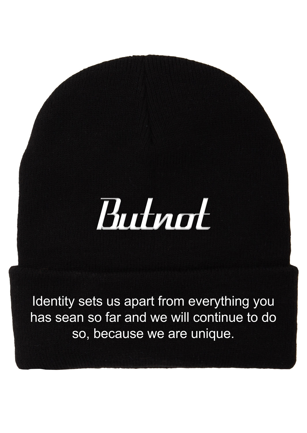 CAPPELLO LANA BUT NOT RICAMO FRASE