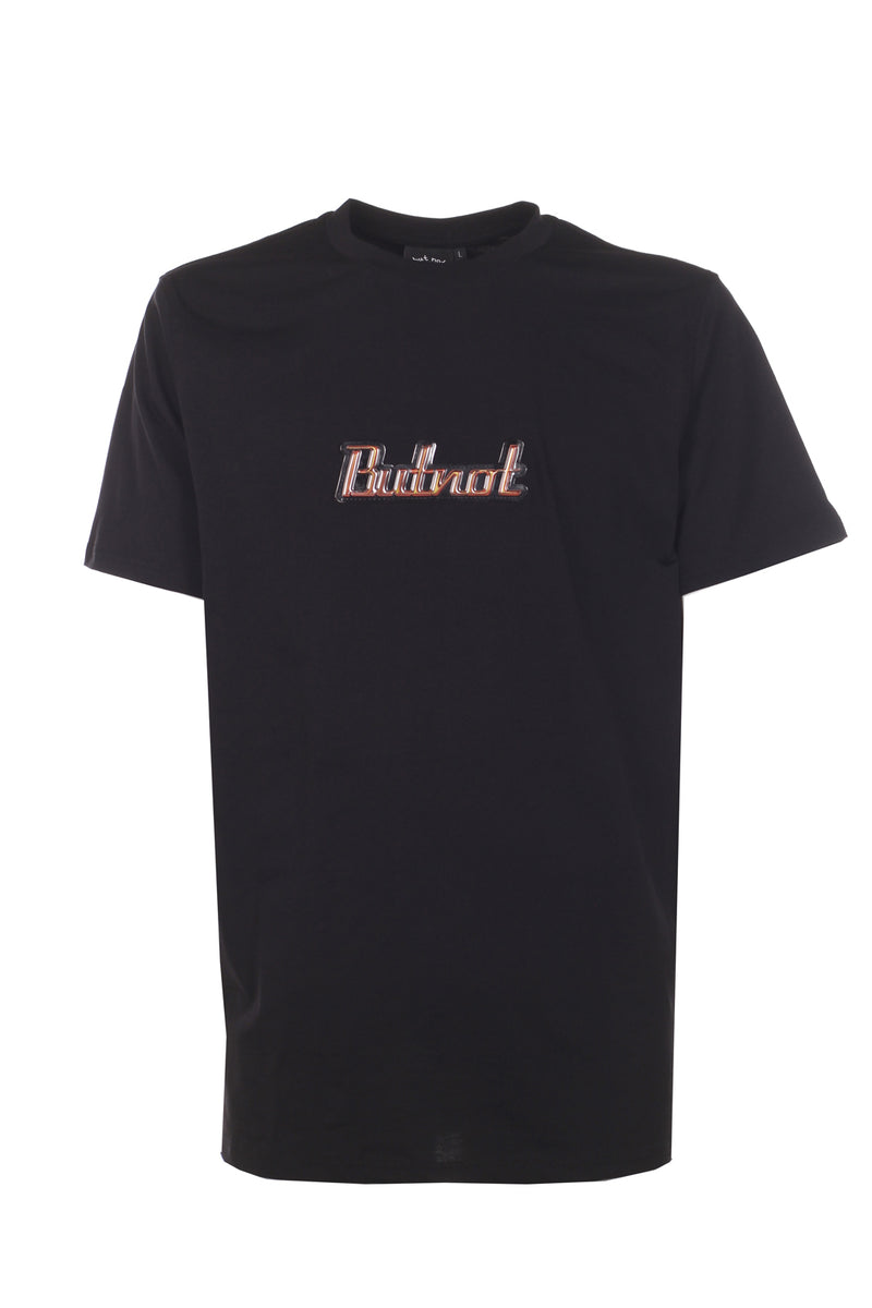 WOMEN'S T-SHIRT WITH CENTRAL LOGO PATCH