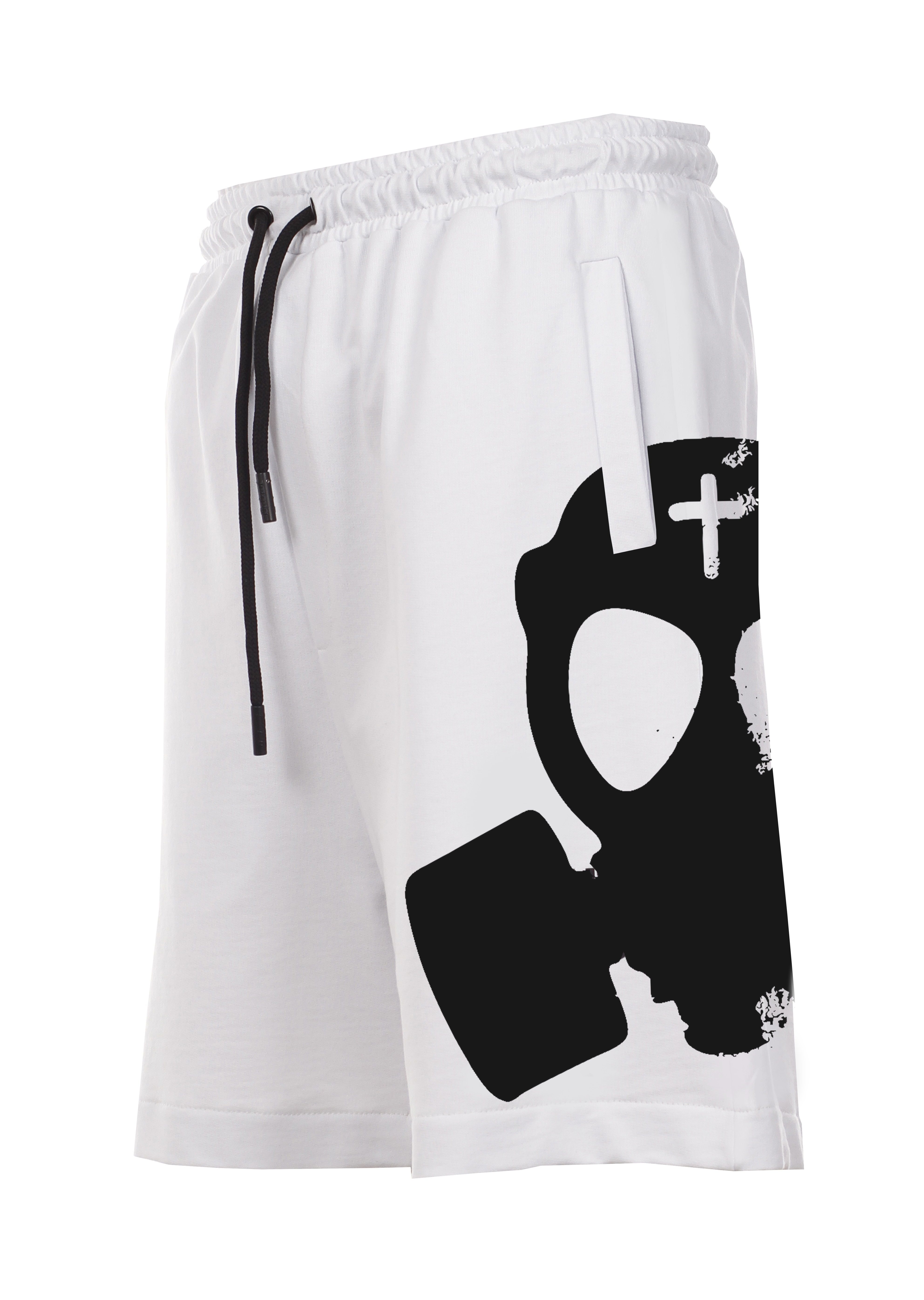 SHORTS BUTNOT LOGO FRANTUMATO