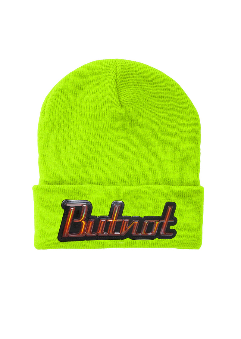 Cappello lana fluo patch butnot