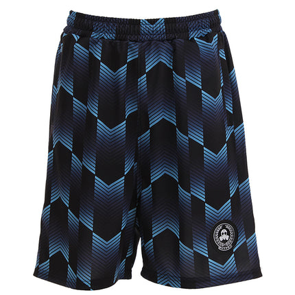 PRINTED ACETATE SHORTS WITH PACTH LOGO
