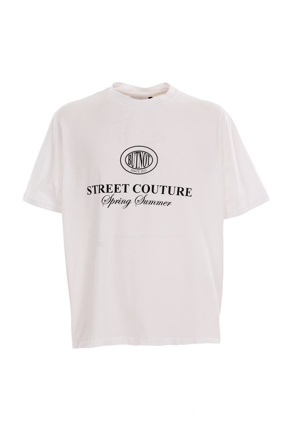 T-SHIRT WITH STREET COUTURE PRINT