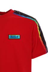 T-SHIRT WITH MULTICOLOR BAND