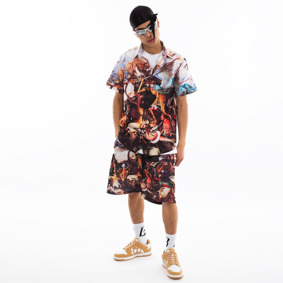 CHEMISE IMPRIMÉ PEINTURE