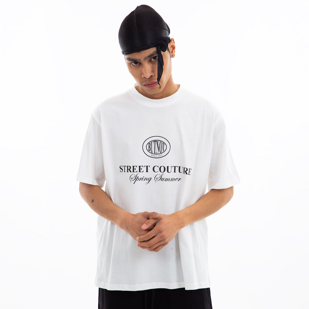 T-SHIRT WITH STREET COUTURE PRINT