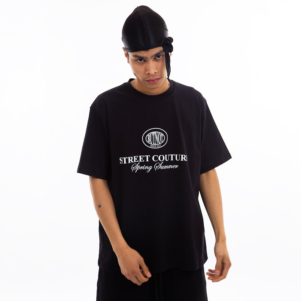 T-SHIRT WITH STREET COUTURE PRINT