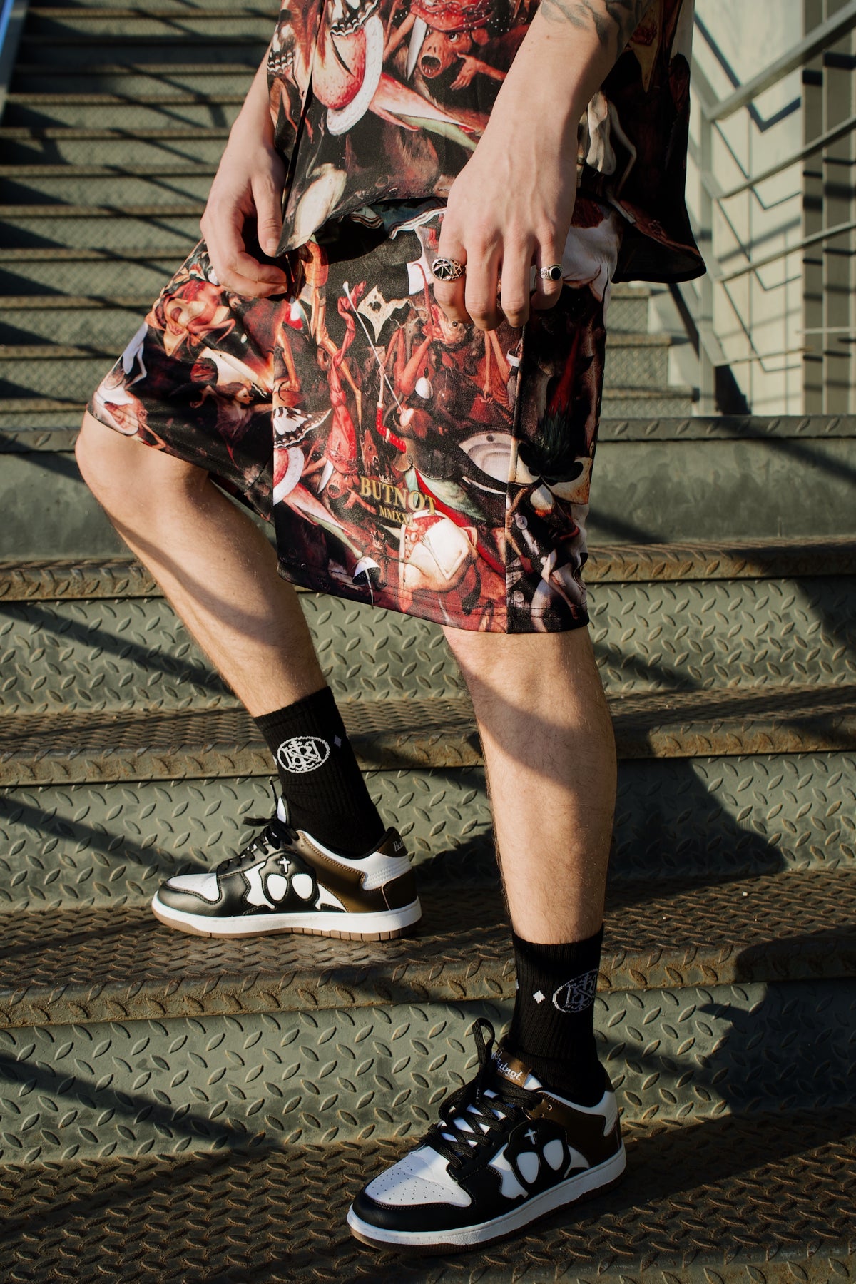 SHORT IMPRIMÉ PEINTURE