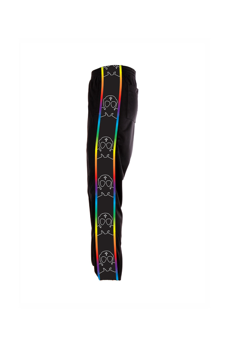 TROUSERS WITH MULTICOLOR BAND