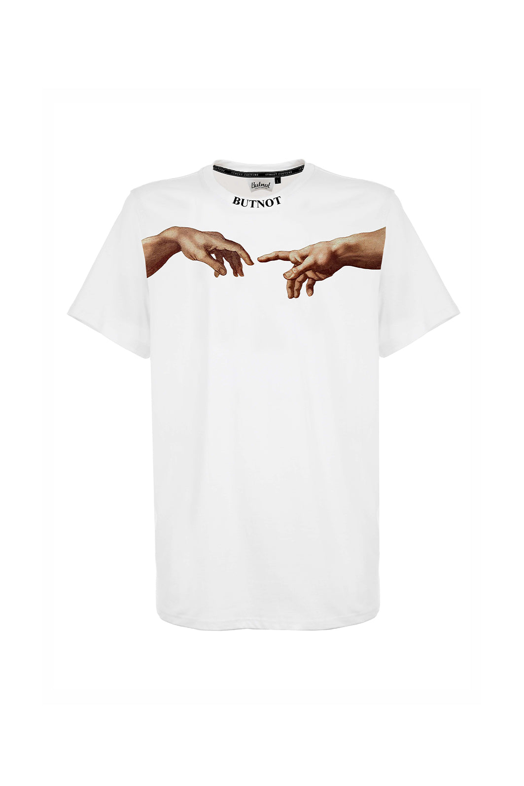 HANDS NECK PRINT T-SHIRT